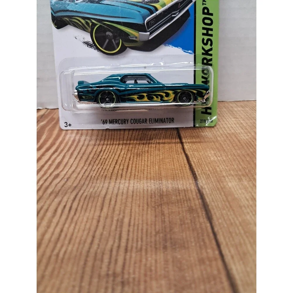 Hot Wheels 2014 Heat Fleet 69 Mercury Cougar Eliminator Teal Toy # BFD98
